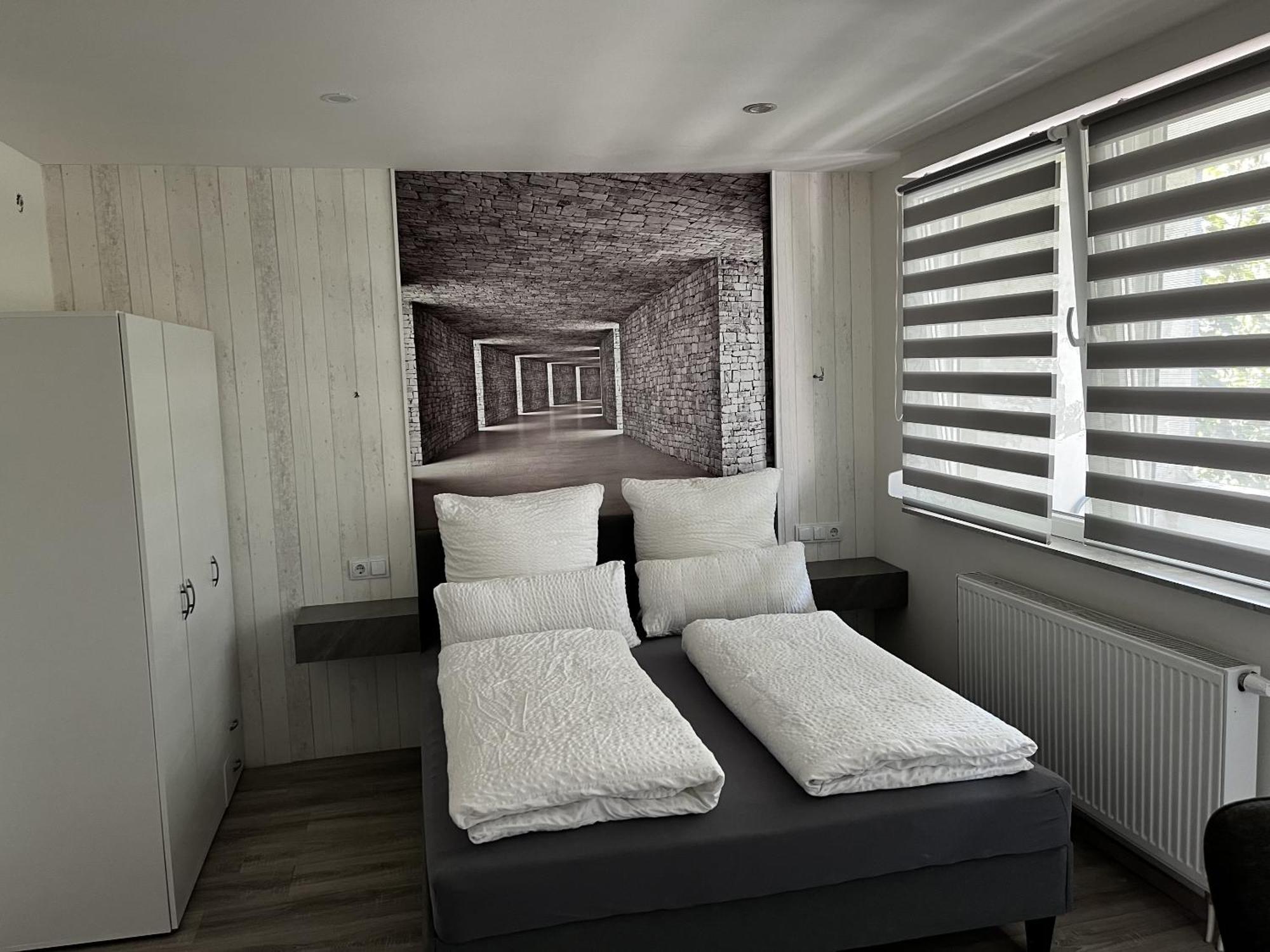 Messe-Hotelzimmer-Einzimmerappartement Leverkusen Rum bild